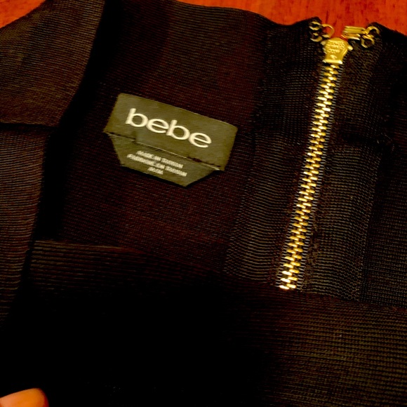 Beautiful Bebe. Size M stretchy sexy bondage skirt size M . Must have! - Picture 2 of 4